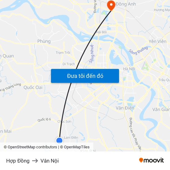 Hợp Đồng to Vân Nội map