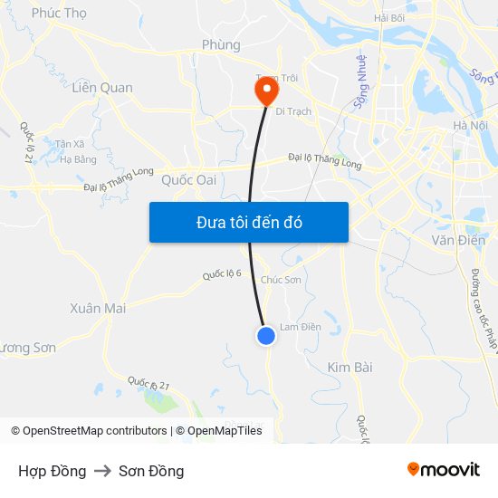 Hợp Đồng to Sơn Đồng map