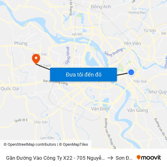Gần Đường Vào Công Ty X22 - 705 Nguyễn Văn Linh to Sơn Đồng map