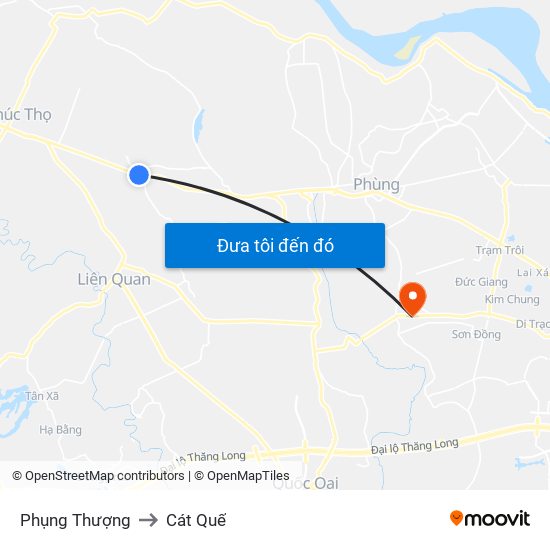 Phụng Thượng to Cát Quế map