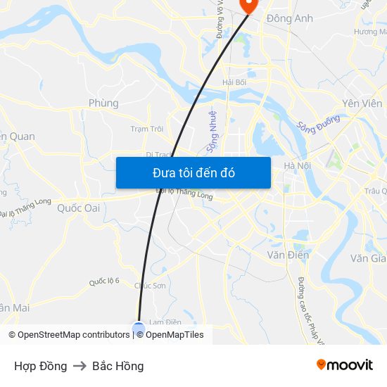 Hợp Đồng to Bắc Hồng map