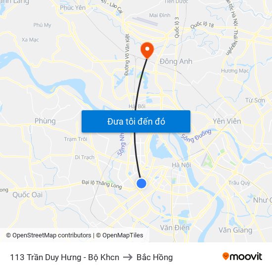 113 Trần Duy Hưng - Bộ Khcn to Bắc Hồng map