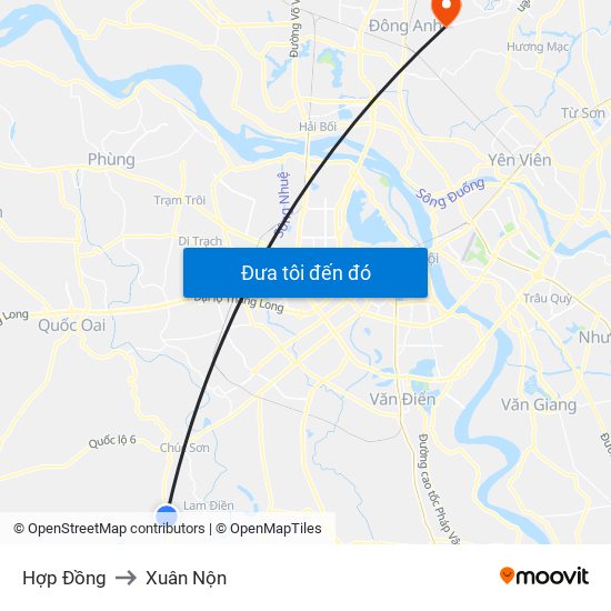 Hợp Đồng to Xuân Nộn map