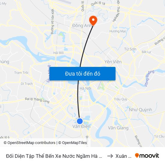 Đối Diện Tập Thể Bến Xe Nước Ngầm Hà Nội - Ngọc Hồi to Xuân Nộn map