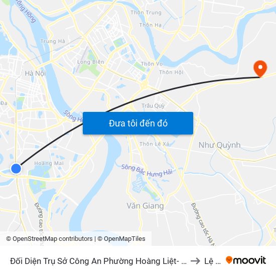 Đối Diện Trụ Sở Công An Phường Hoàng Liệt- 1277 Giải Phóng to Lệ Chi map