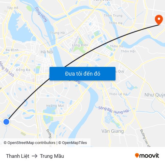Thanh Liệt to Trung Mầu map