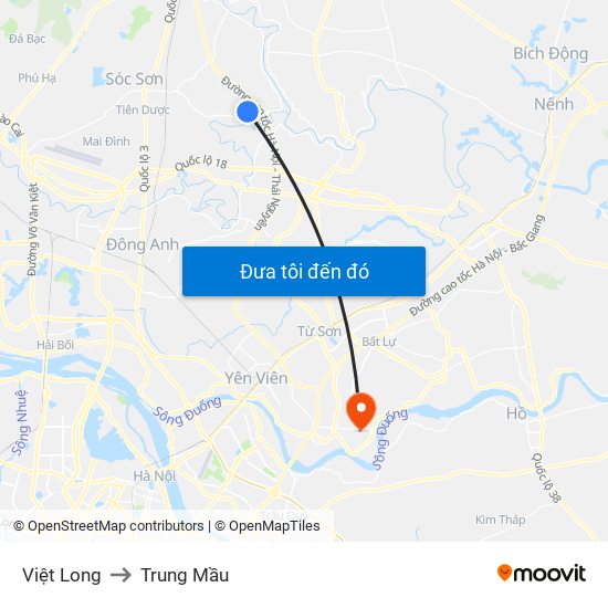 Việt Long to Trung Mầu map