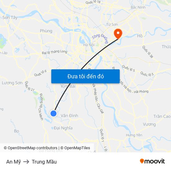 An Mỹ to Trung Mầu map