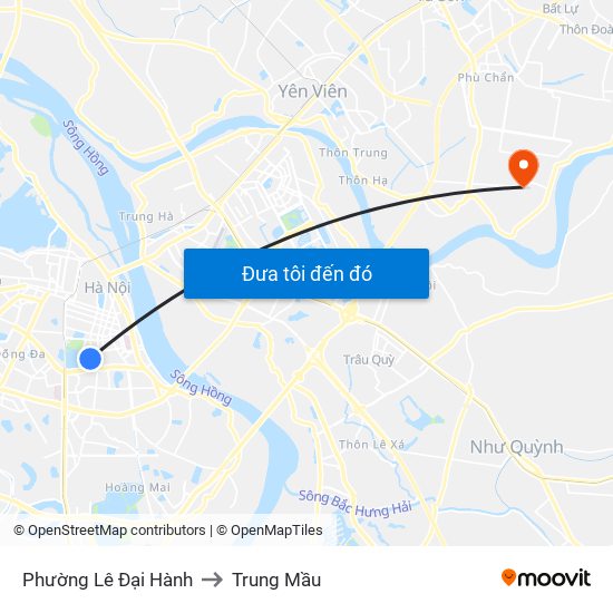 Phường Lê Đại Hành to Trung Mầu map