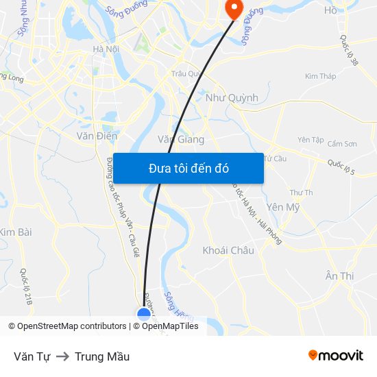 Văn Tự to Trung Mầu map