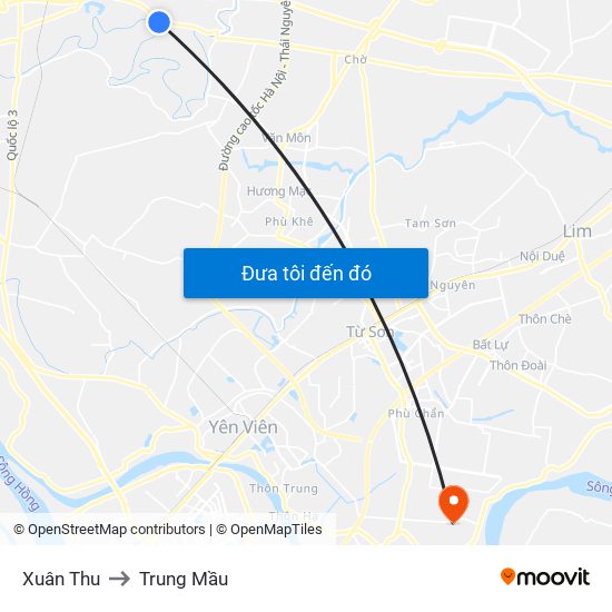 Xuân Thu to Trung Mầu map