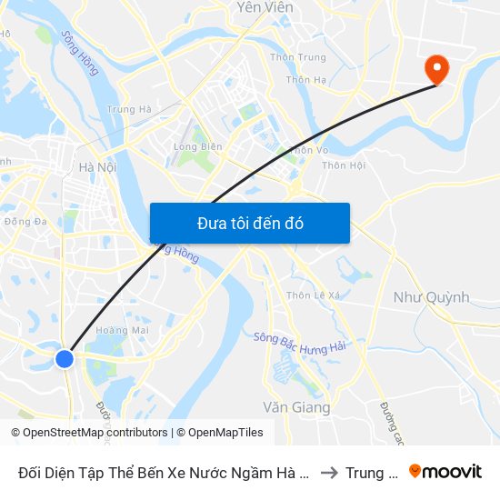 Đối Diện Tập Thể Bến Xe Nước Ngầm Hà Nội - Ngọc Hồi to Trung Mầu map