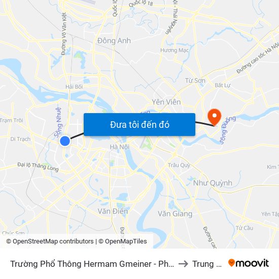 Số 9 Phạm Văn Đồng to Trung Mầu map