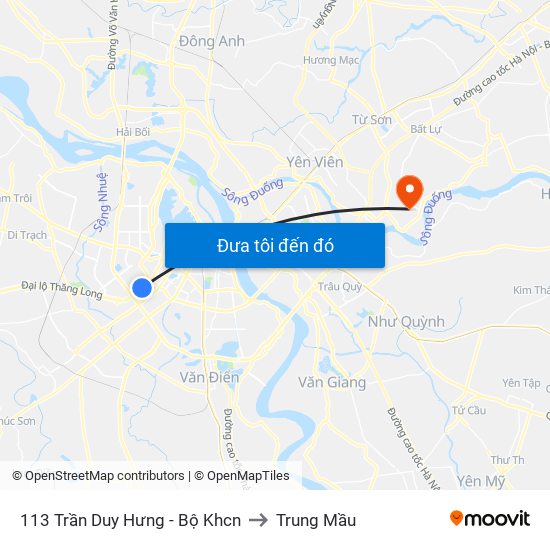 113 Trần Duy Hưng - Bộ Khcn to Trung Mầu map