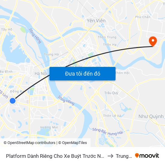 Platform Dành Riêng Cho Xe Buýt Trước Nhà 604 Trường Chinh to Trung Mầu map