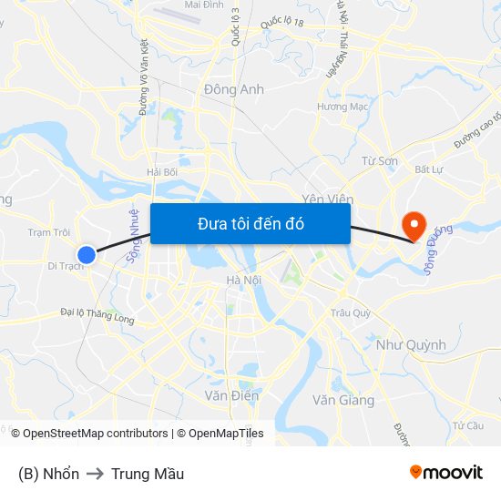 (B) Nhổn to Trung Mầu map