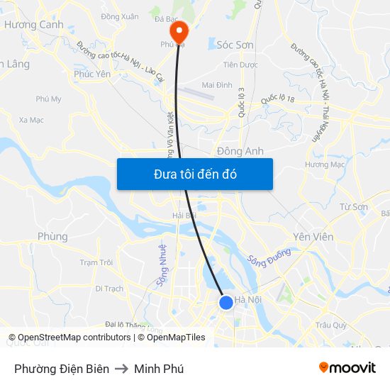 Phường Điện Biên to Minh Phú map