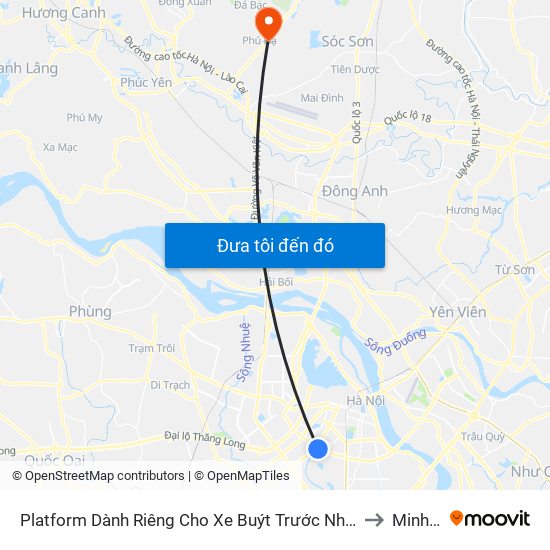 Platform Dành Riêng Cho Xe Buýt Trước Nhà 604 Trường Chinh to Minh Phú map