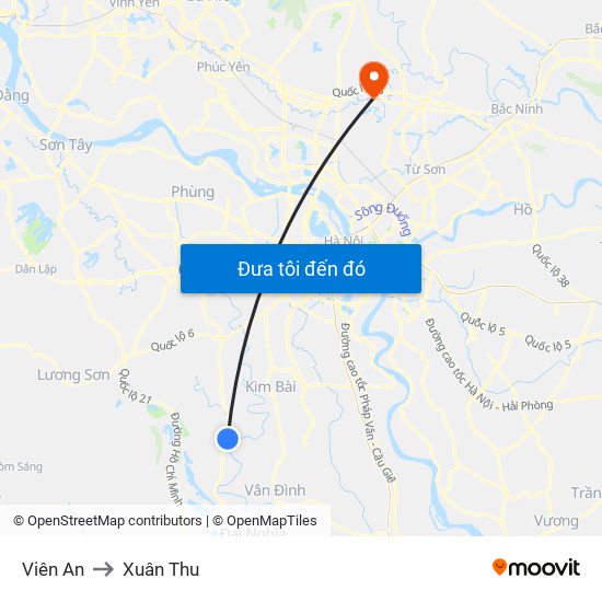 Viên An to Xuân Thu map