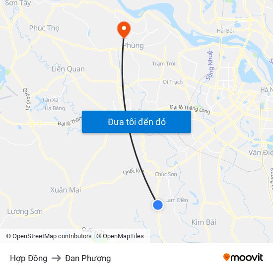 Hợp Đồng to Đan Phượng map