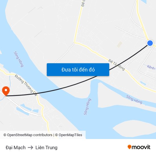 Đại Mạch to Liên Trung map