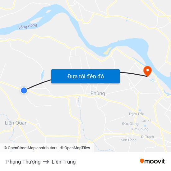 Phụng Thượng to Liên Trung map