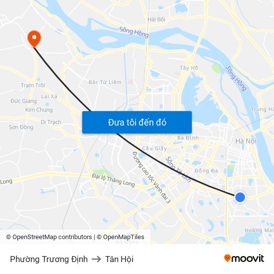 Phường Trương Định to Tân Hội map