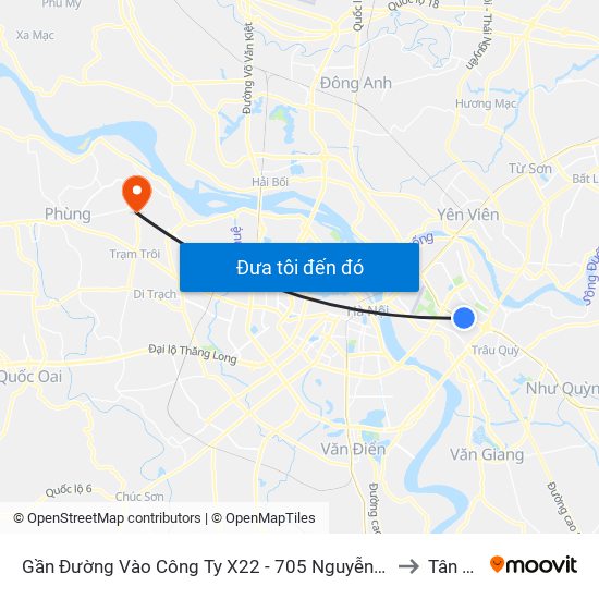 Gần Đường Vào Công Ty X22 - 705 Nguyễn Văn Linh to Tân Hội map