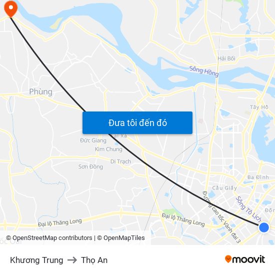 Khương Trung to Thọ An map