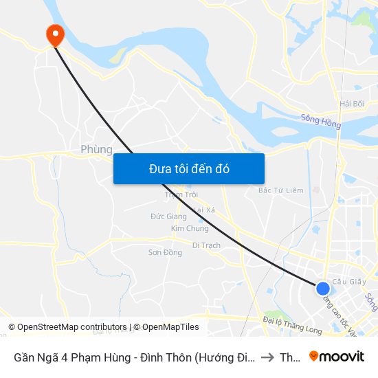 Gần Ngã 4 Phạm Hùng - Đình Thôn (Hướng Đi Khuất Duy Tiến)-Cột Sau to Thọ An map