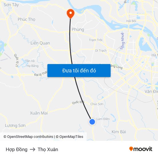 Hợp Đồng to Thọ Xuân map