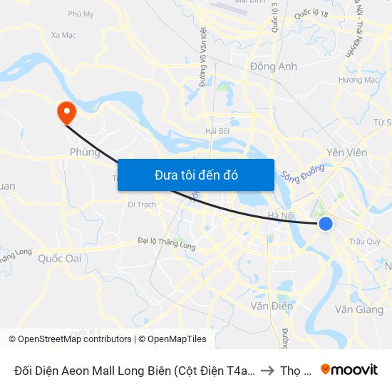 Đối Diện Aeon Mall Long Biên (Cột Điện T4a/2a-B Đường Cổ Linh) to Thọ Xuân map