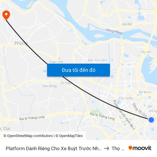 Platform Dành Riêng Cho Xe Buýt Trước Nhà 604 Trường Chinh to Thọ Xuân map
