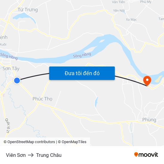 Viên Sơn to Trung Châu map