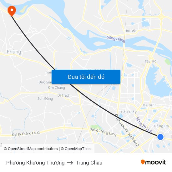 Phường Khương Thượng to Trung Châu map