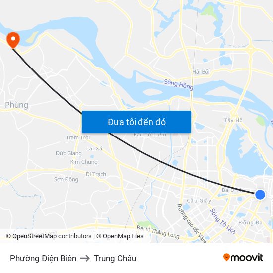 Phường Điện Biên to Trung Châu map