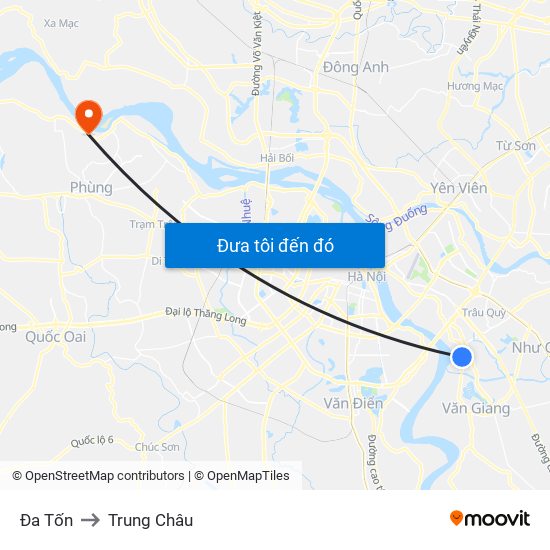 Đa Tốn to Trung Châu map