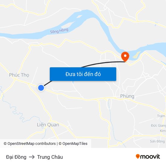 Đại Đồng to Trung Châu map