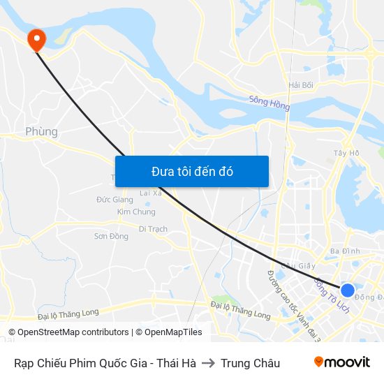 Rạp Chiếu Phim Quốc Gia - Thái Hà to Trung Châu map