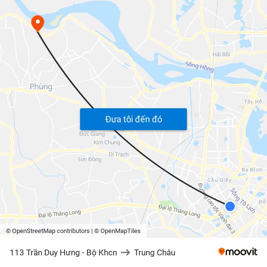 113 Trần Duy Hưng - Bộ Khcn to Trung Châu map