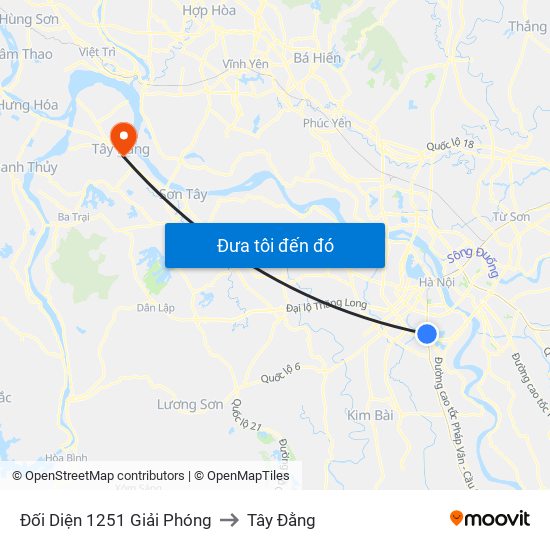 Đối Diện 1251 Giải Phóng to Tây Đằng map