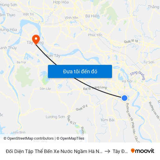 Đối Diện Tập Thể Bến Xe Nước Ngầm Hà Nội - Ngọc Hồi to Tây Đằng map