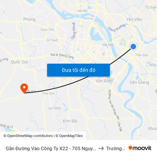 Gần Đường Vào Công Ty X22 - 705 Nguyễn Văn Linh to Trường Yên map