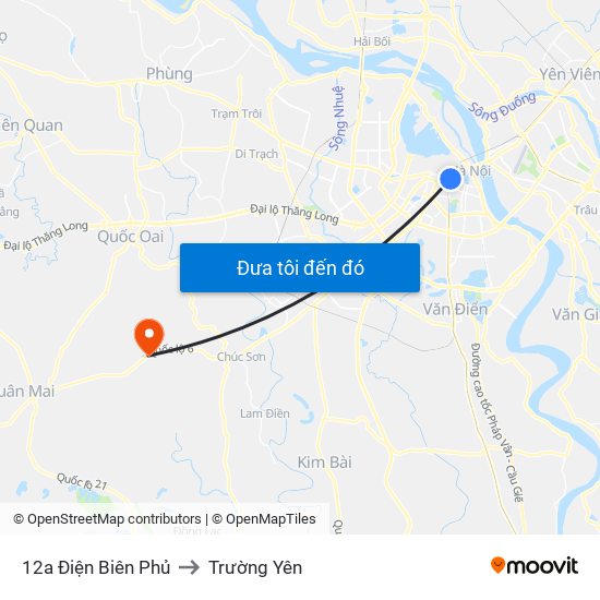 12a Điện Biên Phủ to Trường Yên map