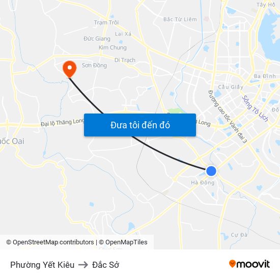 Phường Yết Kiêu to Đắc Sở map