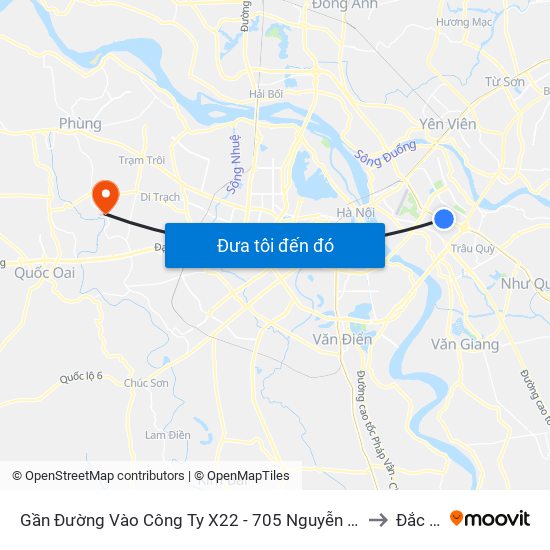Gần Đường Vào Công Ty X22 - 705 Nguyễn Văn Linh to Đắc Sở map