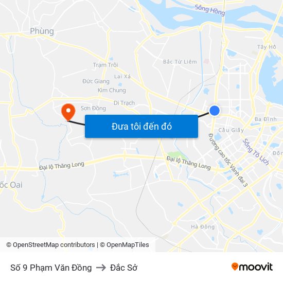 Trường Phổ Thông Hermam Gmeiner - Phạm Văn Đồng to Đắc Sở map