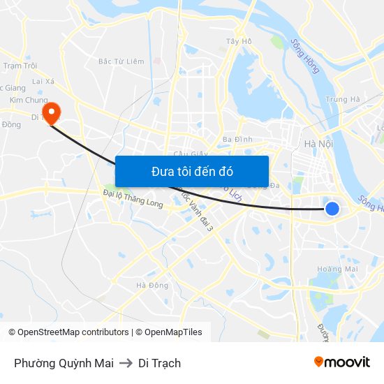 Phường Quỳnh Mai to Di Trạch map