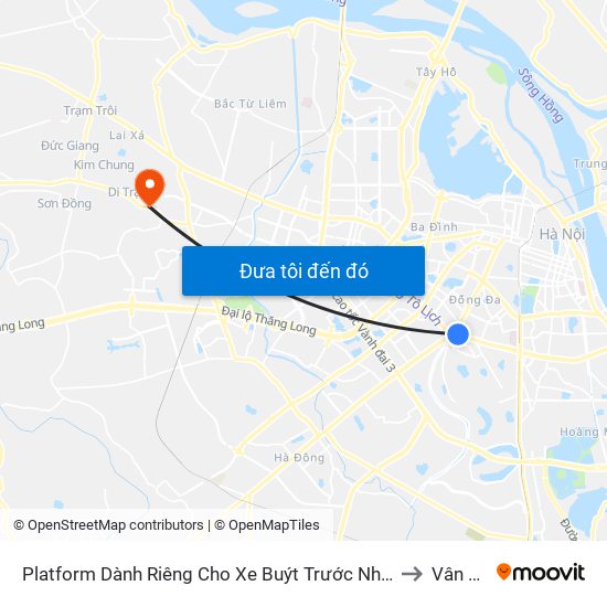 Platform Dành Riêng Cho Xe Buýt Trước Nhà 604 Trường Chinh to Vân Canh map