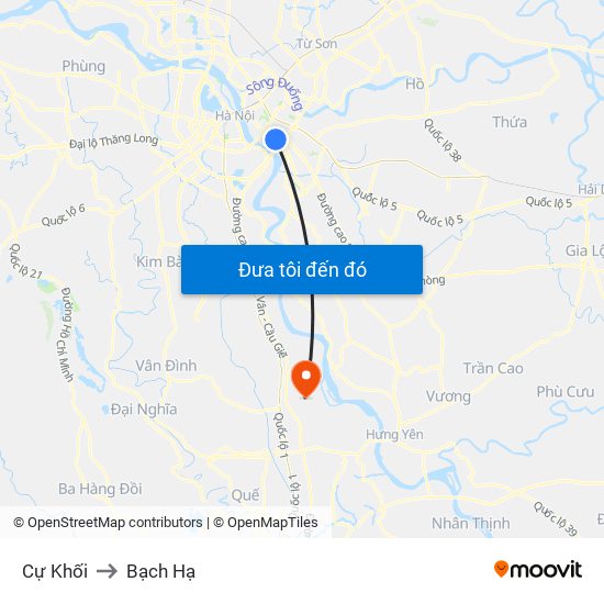 Cự Khối to Bạch Hạ map